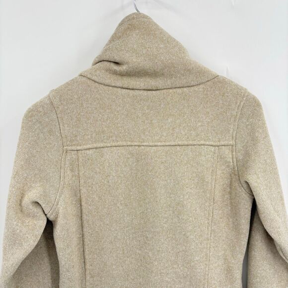 Columbia Cowl Neck Tan Pullover Sweatshirt, Sz Small, Outdoor Fleece Gorpcore - Picture 5 of 8